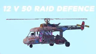 12 VS 50 RAID DEFENCE  // RUST ZERG PROGRESSION // HOW .ΛT PLAYS VITAL 