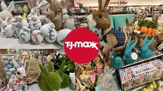 NEW TJMAXX  EASTER DECOR 2023 | SPRING SHOP WITH ME 🐰👍🏽🌼  #easterdecor #shopwithme #tjmaxx