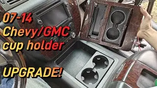 Best upgrade Yukon, Tahoe, Suburban 2007-2014 console cup holder GMT-900 trucks