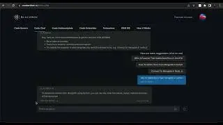 BLACKBOX AI Code Chat - WebApp