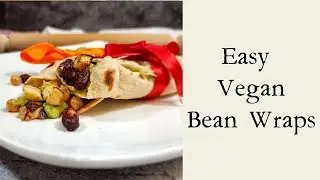 Bean, Chickpeas and Avocado VEGAN EASY Wrap