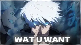 「 Wat u Want😈 🔥」Gojo Saturou Neptun Style「AMV/EDIT」4K| CapCut