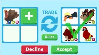 Trading a NEON Fly Ride Turkey Adopt Me on ROBLOX