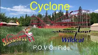 Classic Thrill Coaster - Cyclone - Sandspit Cavendish Beach PEI. On Ride P.O.V- Go Pro Hero 3+ 1080P