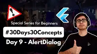 Alert Dialog in Flutter | 30DaysOfFlutter | Flutter Complete Crash Course | Flutter UI