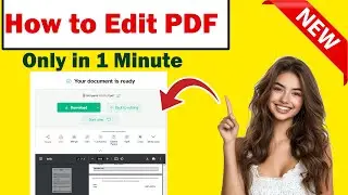 How to edit pdf file in mobile , LAPTOP (2025) - NEW METHOD