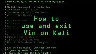 Use & Exit Vim (The Text Editor Every Hacker Should Be Familiar With) [Tutorial]