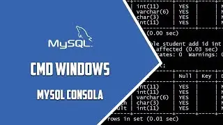 MYSQL Consola –  Conectar BBDD usando CMD Windows – Video 59