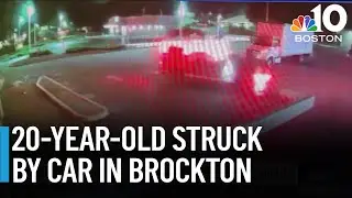 Man struck by car that may have been performing donuts in Brockton