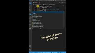 Rotation of arrays in Python || Check array rotation in python