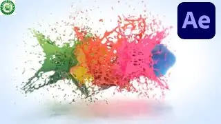 ae project file COLORFUL SPLATTER LOGO REVEAL 29-Video World || After Effect Project free Download