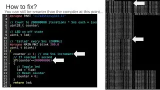 Program FPGAs in C - Blink LEDs Example - PipelineC