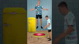 dad Excited In High Jumping