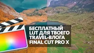 БЕСПЛАТНЫЙ LUT В FINAL CUT PRO X ДЛЯ TRAVEL-ВЛОГОВ (FREE TRAVEL LUT FOR FCPX)