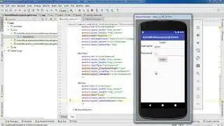 Android Login Screen, Relative Layout - Android Studio Tutorial for Beginners