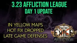 ❰Path of Exile 3.23 Affliction❱ DAY 1 UPDATE | Hotfix Dropped for Affliction Mobs