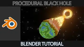 Procedural black hole in Blender - TUTORIAL