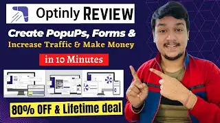 Optinly Review - Best Popup Builder To Engage Visitors & Monetize Traffic 🔥| Lifetime AppSumo Deal 😱