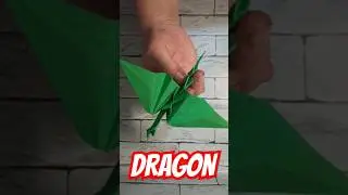 Origami dragon from paper A4#shorts #origami #dragon