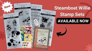 Steamboat Willie Crafting | Clear Stamp Sets NOW AVAILABLE!