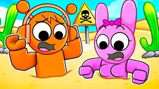 Can Oren & Pinki SPRUNKI ESCAPE ALL QUICKSAND TRAPS in Roblox? (Incredibox)