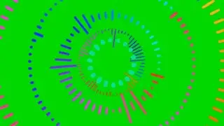 Green Screen Audio Spectrum Visualizer | Green Screen Music Bar