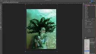 how to create an under water photo effect in photoshop