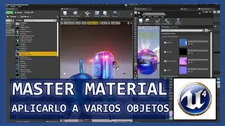 UE4 | Máster Material. Poder aplicarlo a varios objetos.