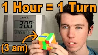 Rubik's Cube, 1 Turn Per HOUR