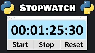 Let's code a STOPWATCH in Python! ⏱