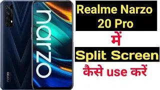 How to enable split screen in realme narzo 20 pro || Realme narzo 20 pro split screen ||