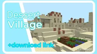 Minecraft Dessert Village for Prisma 3d ..