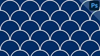 Create a fish scale pattern (with stroke) | PHOTOSHOP TUTORIAL - ABSTRACT & CREATIVE