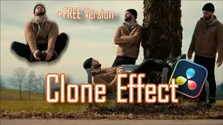 Clone Effect in FREE and Studio Version / DaVinci Resolve Tutorial