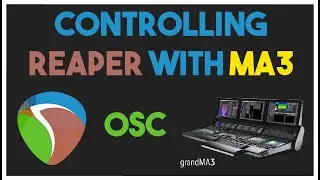 Controlling Reaper from MA3 with OSC