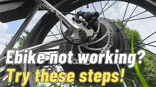 Electric bike not working? Try these Troubleshooting steps!