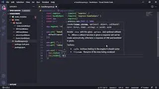 How To Create a Small Server With Express.js using Handlebars