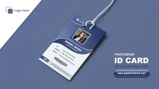 Professional Company Id Card Design in Adobe Photoshop