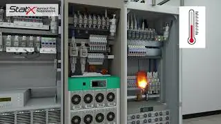 Stat X Fire Suppression Electrical Cabinet Animation