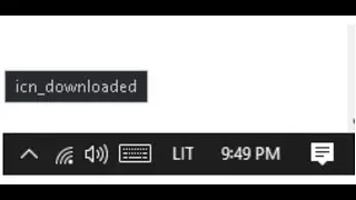 How to Remove icn_downloaded Stuck In The Corner Of Windows 10 Screen