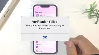 [5 Ways] How to Fix There was an error connecting to the Apple ID server