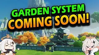 GARDENING & WOODCUTTING FOR GENSHIN HOUSING | Genshin Impact Serenitea Pot System