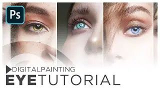 ENHANCE Eyes with Digital Painting in Photoshop