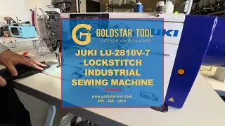 Product Showcase - JUKI LU-2810V-7 Industrial Sewing Machine - Goldstartool.com - 800-868-4419