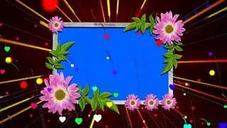 Green Screen background Animated video HD,Free Wedding Frame Green Screen Background Video