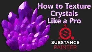 Texturing Crystal Gems In substance Painter