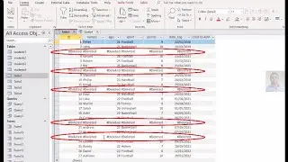 How to delete rows in table MS access depend on value in Query design without sql view