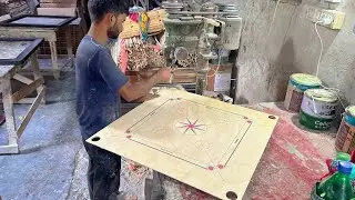 Amazing Prosses of Making Carrom Board. Carrom Board Manufacturing Process Step By Step.