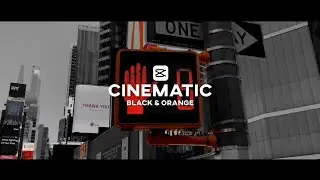 How to Edit Cinematic Black & Orange | CapCut | Color Grading