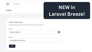 New in Laravel Breeze: Manage Profile and Dark Mode